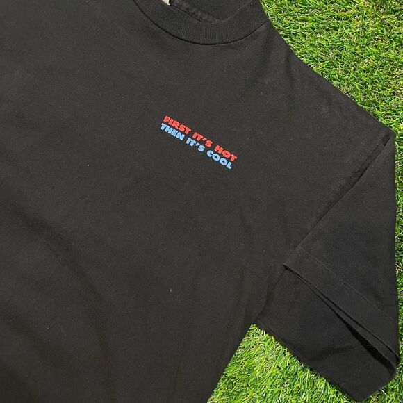 Murina vintage tee single stitch After Shock “first it’s hot, then it’s cool" XL - Picture 2 of 7